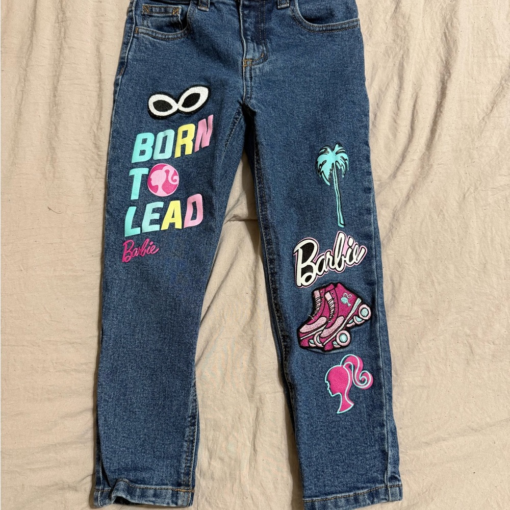 Barbie Denim Jeans with Colorful Accents